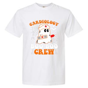 Cardiology Boo Boo Crew Funny Nurse Ghost Halloween Garment-Dyed Heavyweight T-Shirt