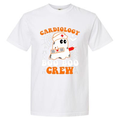 Cardiology Boo Boo Crew Funny Nurse Ghost Halloween Garment-Dyed Heavyweight T-Shirt