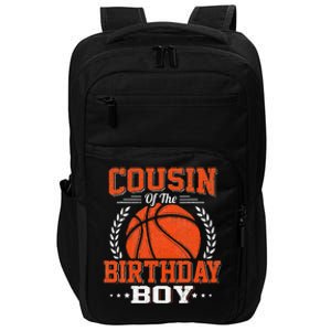 Cousin Basketball Birthday Boy Family Baller Bday Party Impact Tech Backpack