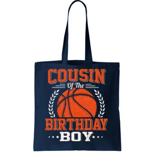 Cousin Basketball Birthday Boy Family Baller Bday Party Tote Bag