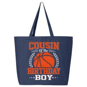 Cousin Basketball Birthday Boy Family Baller Bday Party 25L Jumbo Tote