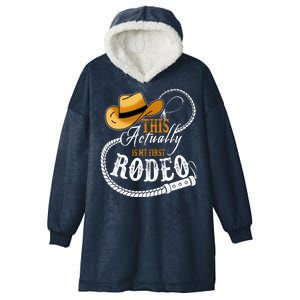 Cowboy Barn Bull Rider Rodeo First Rodeo Hooded Wearable Blanket