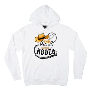 Cowboy Barn Bull Rider Rodeo First Rodeo Hoodie