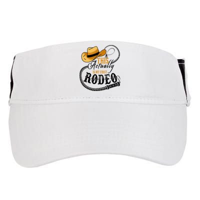 Cowboy Barn Bull Rider Rodeo First Rodeo Adult Drive Performance Visor