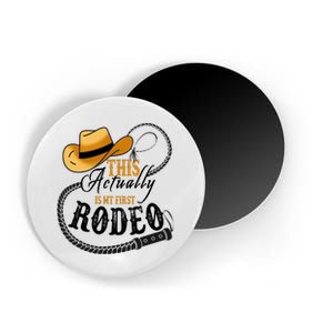 Cowboy Barn Bull Rider Rodeo First Rodeo Magnet