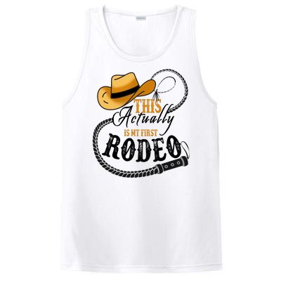 Cowboy Barn Bull Rider Rodeo First Rodeo PosiCharge Competitor Tank