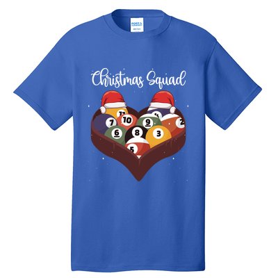 Christmas Billiard Ball Pool Player Christmas Billiards Gift Tall T-Shirt