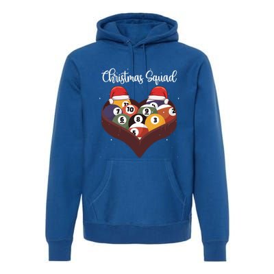 Christmas Billiard Ball Pool Player Christmas Billiards Gift Premium Hoodie