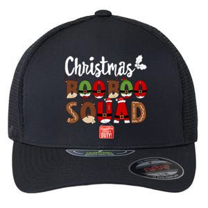 Christmas Boo Boo Squad Er Nurse Team Pediatric Nicu Icu Cool Gift Flexfit Unipanel Trucker Cap