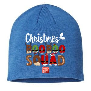 Christmas Boo Boo Squad Er Nurse Team Pediatric Nicu Icu Cool Gift Sustainable Beanie