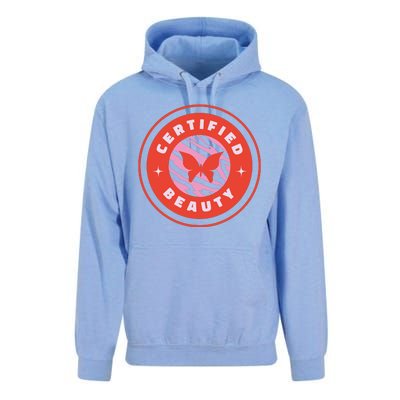 Certified Beauty Butterfly Cute Gift Unisex Surf Hoodie