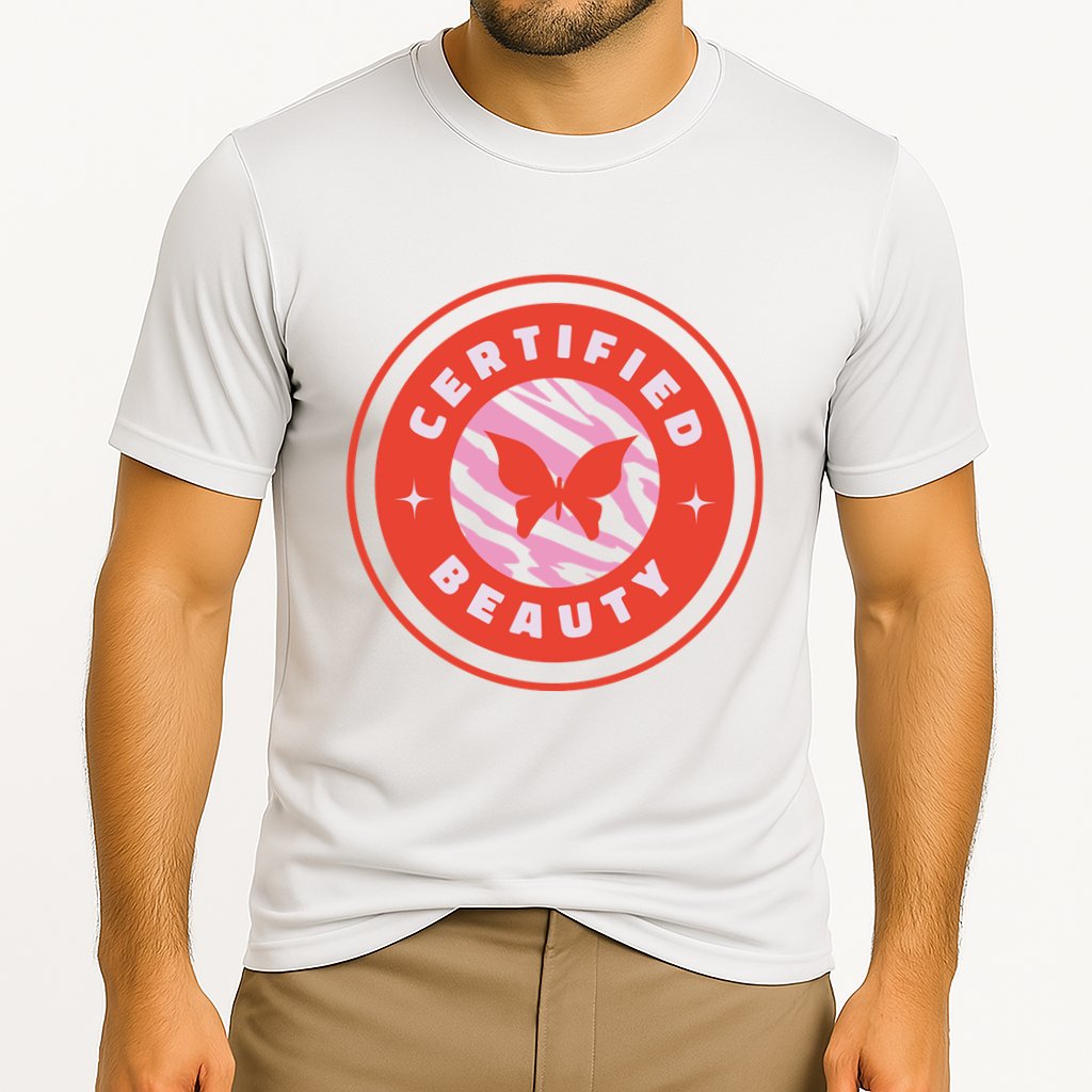 Certified Beauty Butterfly Cute Gift Cooling Performance Crew T-Shirt