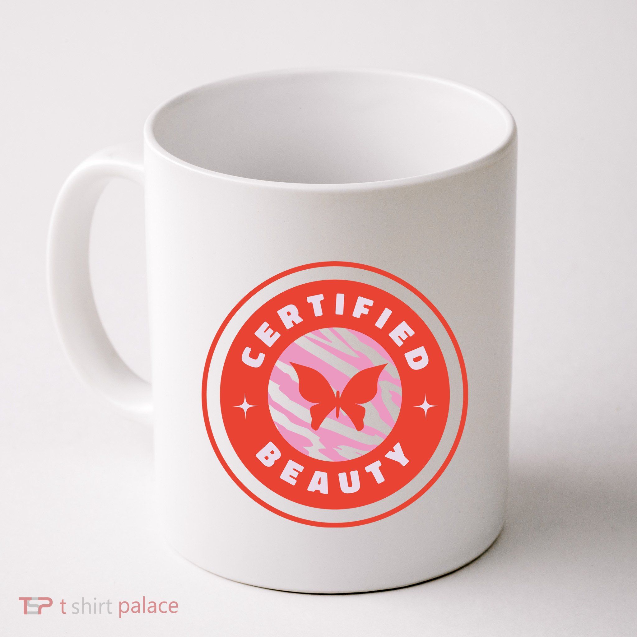 Certified Beauty Butterfly Cute Gift Mug
