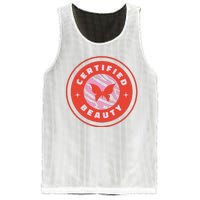 Certified Beauty Butterfly Cute Gift Mesh Reversible Basketball Jersey Tank