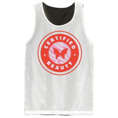 Certified Beauty Butterfly Cute Gift Mesh Reversible Basketball Jersey Tank