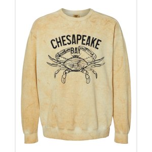 Chesapeake Bay Blue Crab Virginia Maryland Colorblast Crewneck Sweatshirt