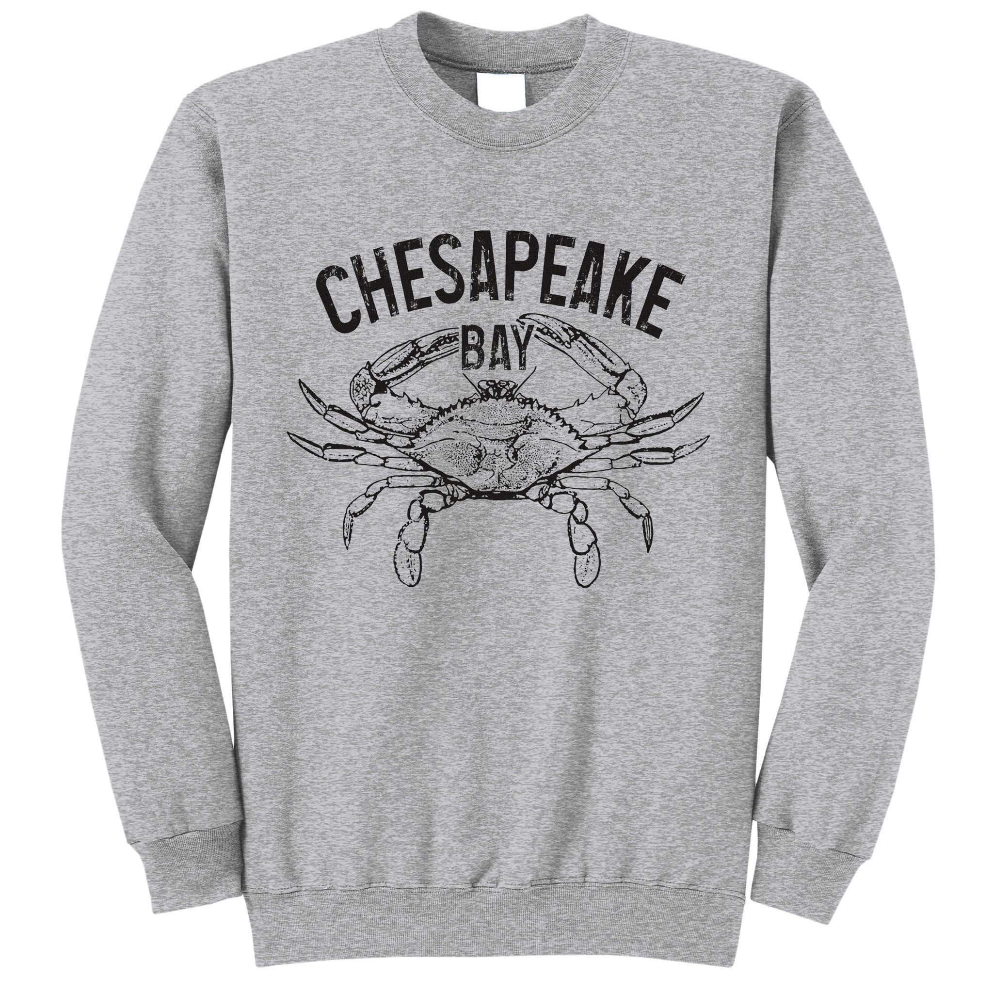 Chesapeake Bay Blue Crab Virginia Maryland Tall Sweatshirt
