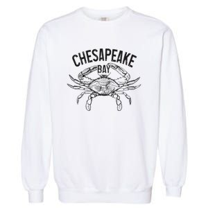 Chesapeake Bay Blue Crab Virginia Maryland Garment-Dyed Sweatshirt