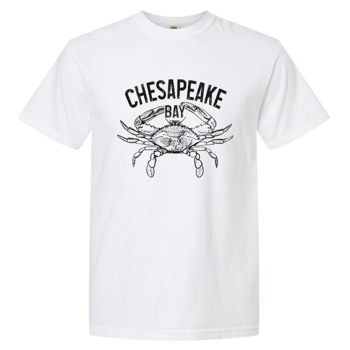 Chesapeake Bay Blue Crab Virginia Maryland Garment-Dyed Heavyweight T-Shirt