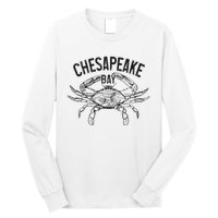 Chesapeake Bay Blue Crab Virginia Maryland Long Sleeve Shirt