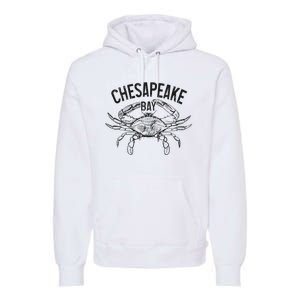 Chesapeake Bay Blue Crab Virginia Maryland Premium Hoodie