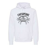 Chesapeake Bay Blue Crab Virginia Maryland Premium Hoodie