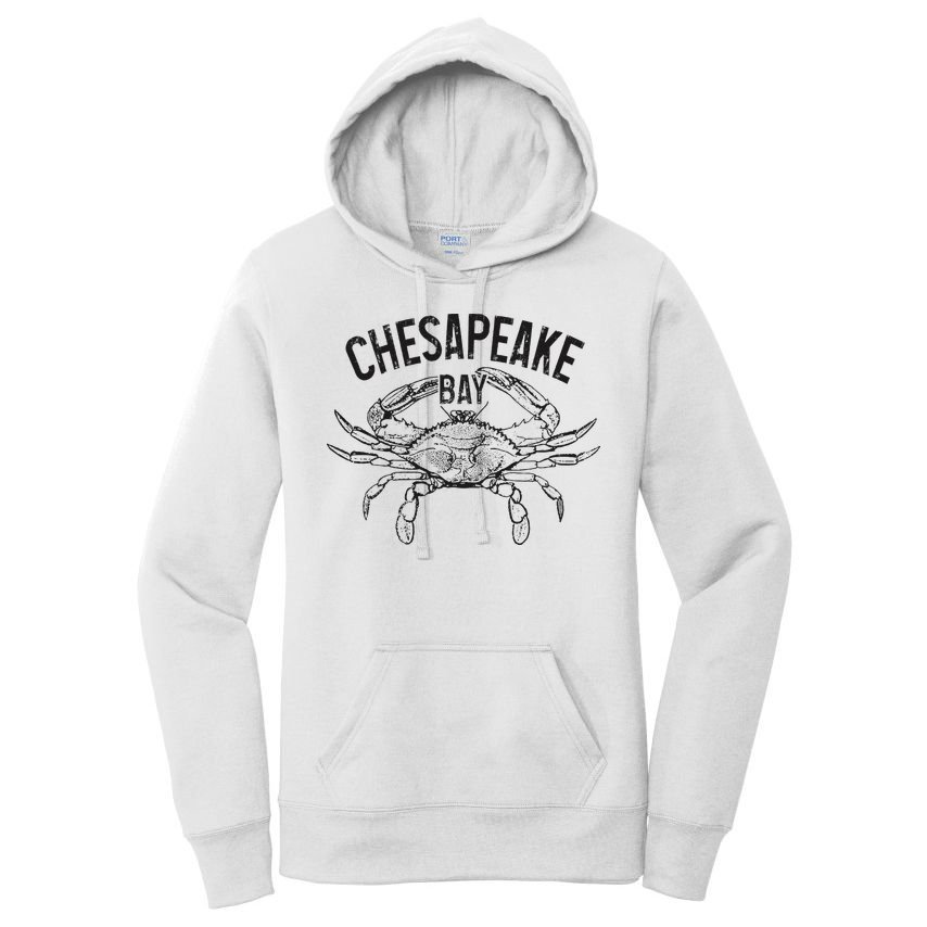 Chesapeake Bay Blue Crab Virginia Maryland Women's Pullover Hoodie