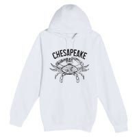 Chesapeake Bay Blue Crab Virginia Maryland Premium Pullover Hoodie