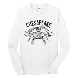 Chesapeake Bay Blue Crab Virginia Maryland Tall Long Sleeve T-Shirt