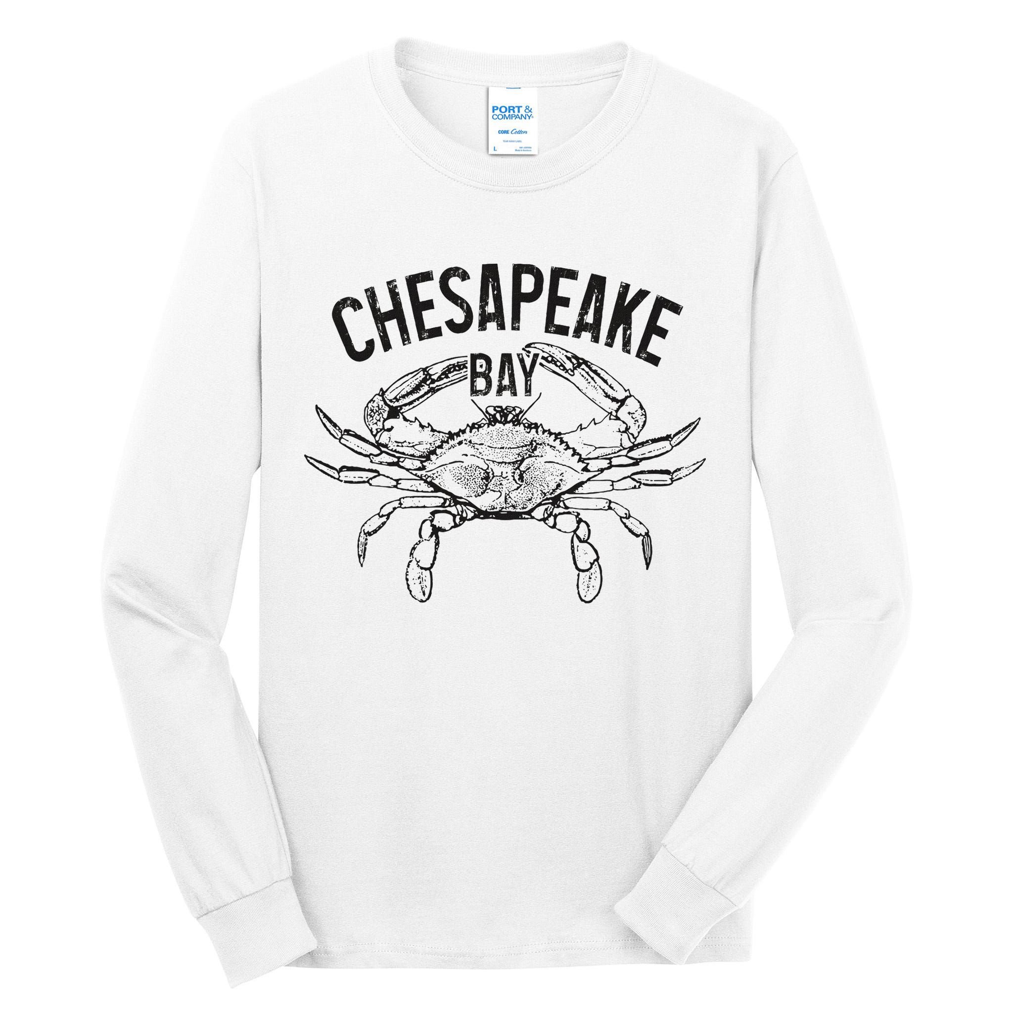 Chesapeake Bay Blue Crab Virginia Maryland Tall Long Sleeve T-Shirt