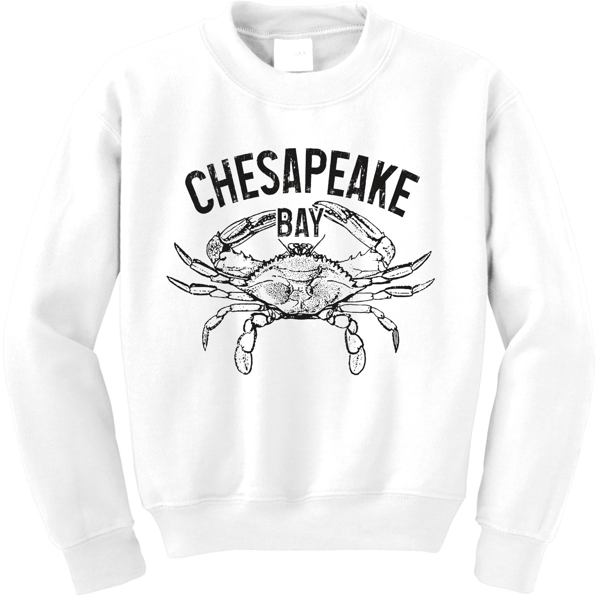 Chesapeake Bay Blue Crab Virginia Maryland Kids Sweatshirt