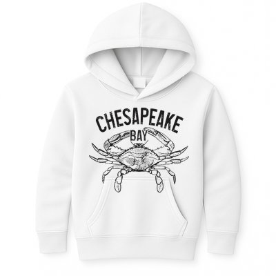 Chesapeake Bay Blue Crab Virginia Maryland Kids Hoodie