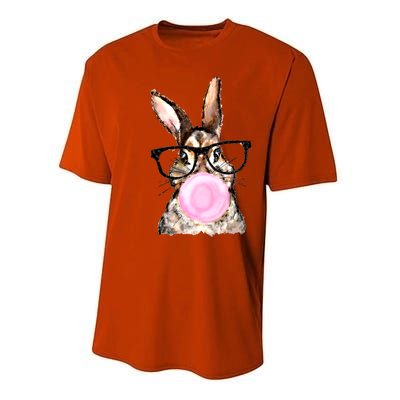 Cute Bubblegum Bunny Gift Performance Sprint T-Shirt