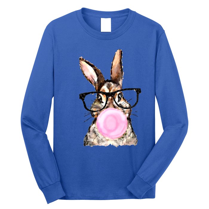 Cute Bubblegum Bunny Gift Long Sleeve Shirt