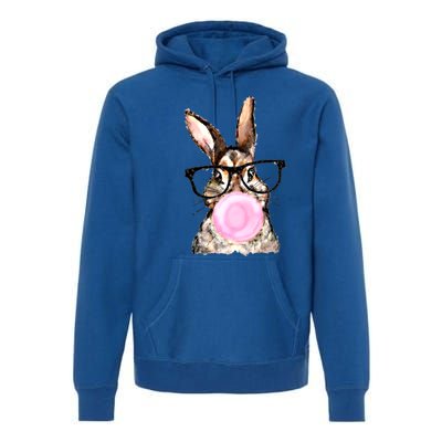 Cute Bubblegum Bunny Gift Premium Hoodie