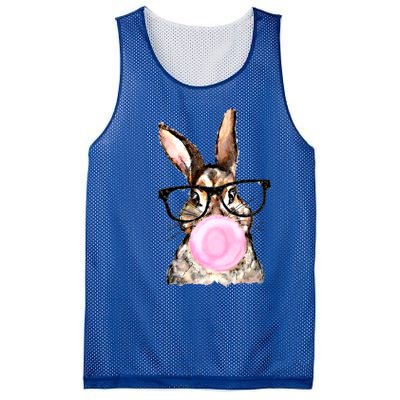 Cute Bubblegum Bunny Gift Mesh Reversible Basketball Jersey Tank