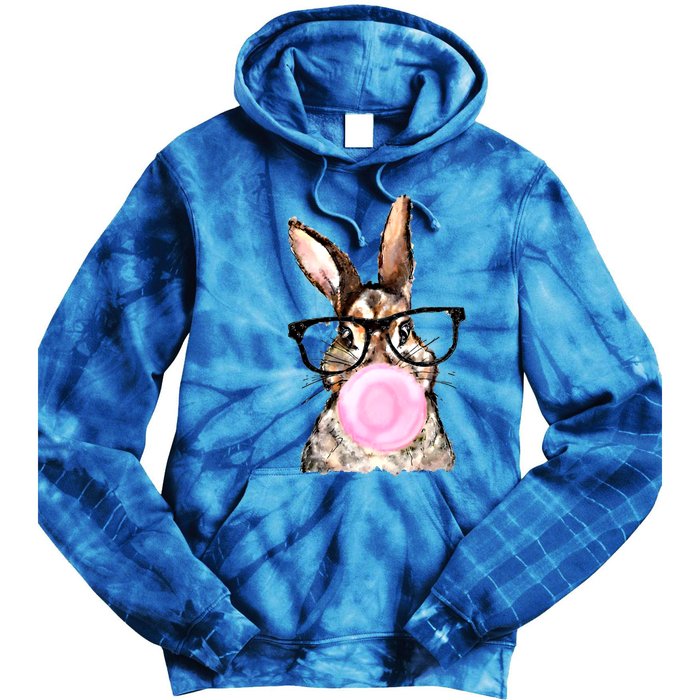 Cute Bubblegum Bunny Gift Tie Dye Hoodie