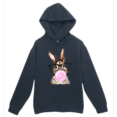 Cute Bubblegum Bunny Gift Urban Pullover Hoodie