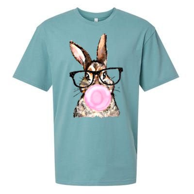 Cute Bubblegum Bunny Gift Sueded Cloud Jersey T-Shirt