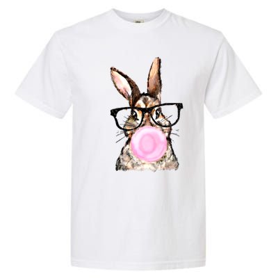 Cute Bubblegum Bunny Gift Garment-Dyed Heavyweight T-Shirt