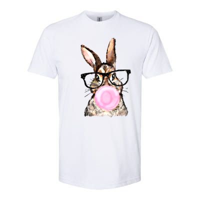 Cute Bubblegum Bunny Gift Softstyle CVC T-Shirt