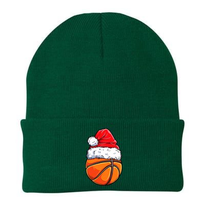 Christmas Basketball Ball Santa Hat Funny Sport Xmas Knit Cap Winter Beanie