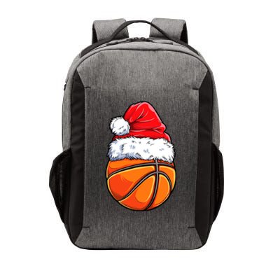 Christmas Basketball Ball Santa Hat Funny Sport Xmas Vector Backpack