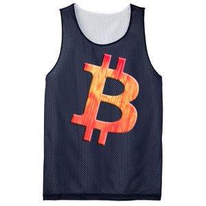 Cryptocurrency Blockchain Btc Orange Sunset Retro Bitcoin Mesh Reversible Basketball Jersey Tank