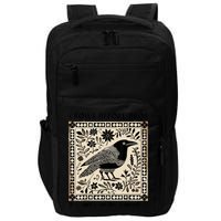Crows Before Bros Support Your Local Murder Impact Tech Backpack