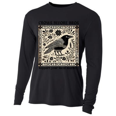 Crows Before Bros Support Your Local Murder Cooling Performance Long Sleeve Crew