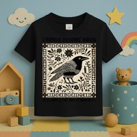 Crows Before Bros Support Your Local Murder Toddler T-Shirt
