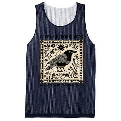 Crows Before Bros Support Your Local Murder Mesh Reversible Basketball Jersey Tank