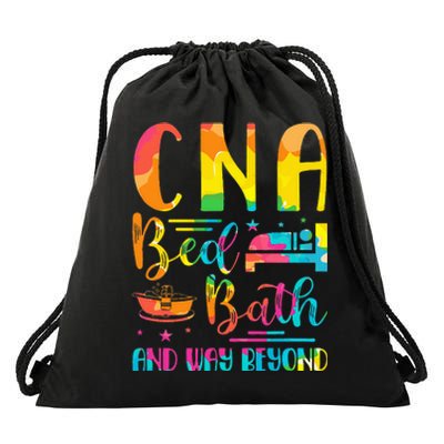 CNA Bed Bath and Way Beyond School Nurses funny Nurse Drawstring Bag