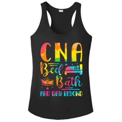 CNA Bed Bath and Way Beyond School Nurses funny Nurse Ladies PosiCharge Competitor Racerback Tank